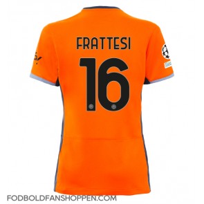 Inter Milan Davide Frattesi #16 Tredjetrøje Dame 2023-24 Kortærmet